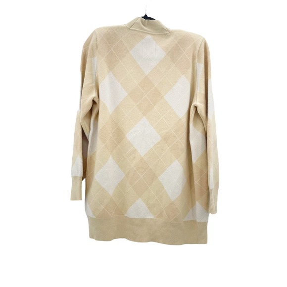 Sandro Paris Glenda Argyle Wool/Cashmere Blend Cardigan Size 2 / US 6 NWT - Picture 6 of 14